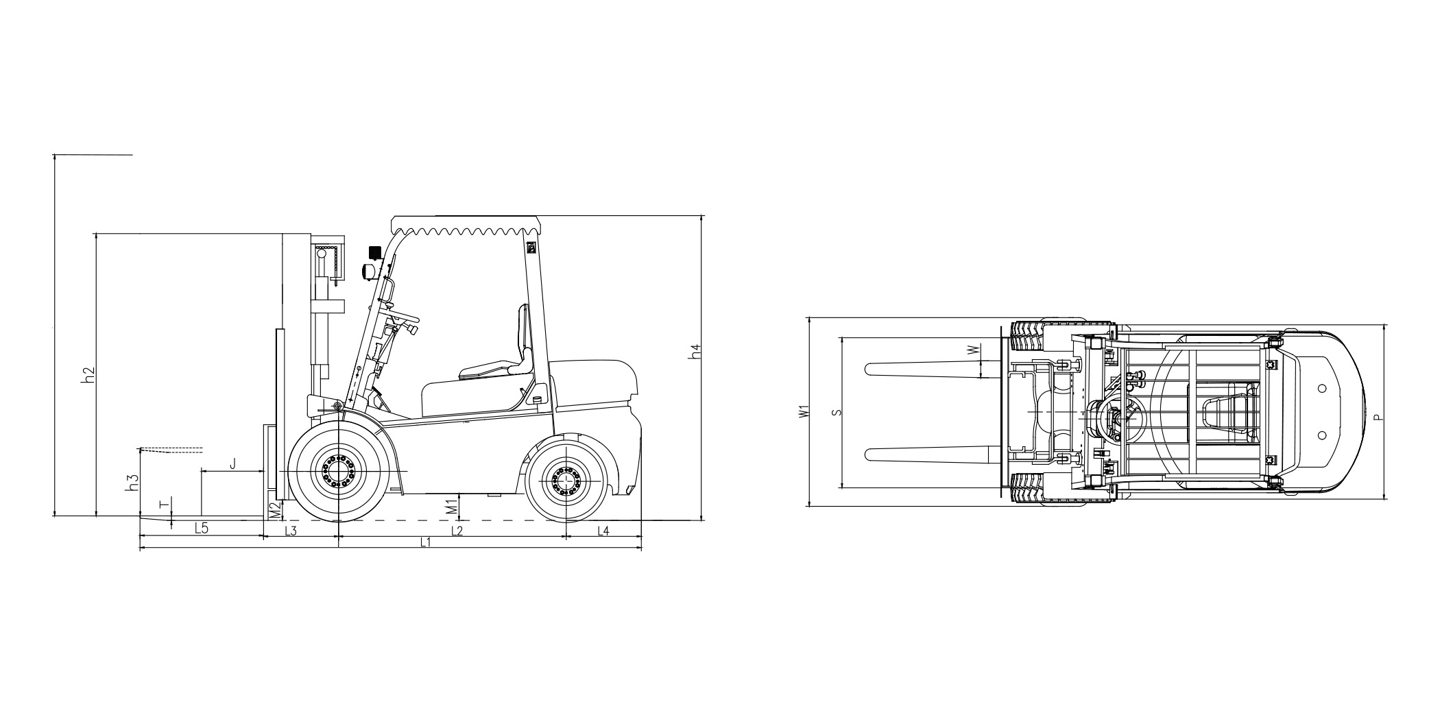 CPD20/25/30/35ESL Forklift schema